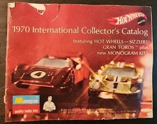 Vintage 1970 Hot Wheels Redline Monogram Gran International Collector's Catalog 