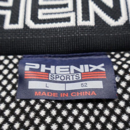 Phenix Jacket Men Large Gray Mesh Lined Full Zip Light Athletic Windbreaker VTG image 5