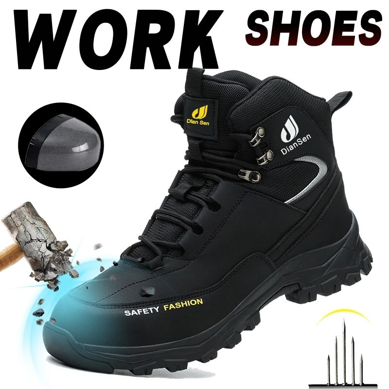 Indestructible Shoes Mens Composite Toe Work Boots Safety Bulletproof Sneakers