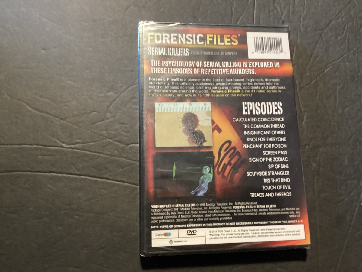 Forensic Files: Serial Killers (DVD, 2011, 2-Disc Set) for