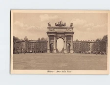 Postcard Arco della Pace Milan Italy