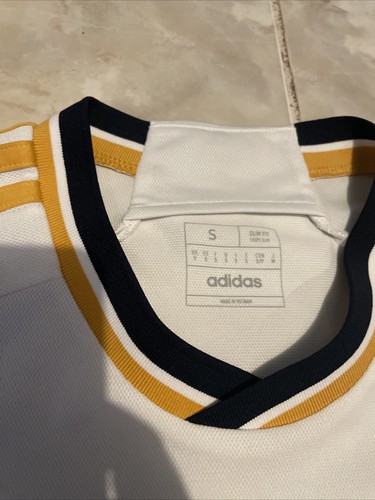 Authentic Real Madrid 23/24 Home Jersey Adidas (White Size Small) Aeroready - Imagen 4 de 11