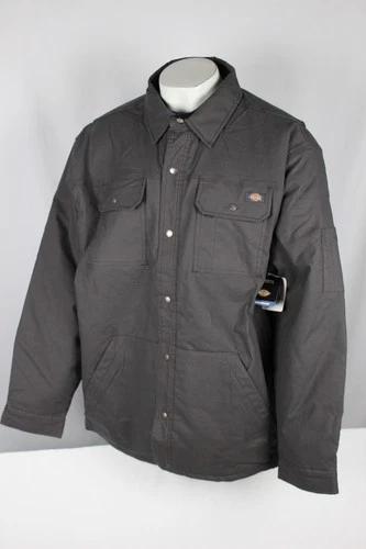 Dickies Men's NWT Flex Duck Snap Button Fleece Lined Jacket 4XL Gray video thumbnail