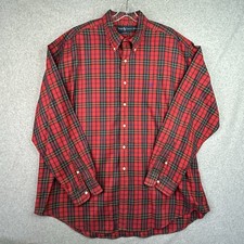VTG Ralph Lauren Blake Button-up Shirt Mens 2XL Red Blake Tartan Plaid