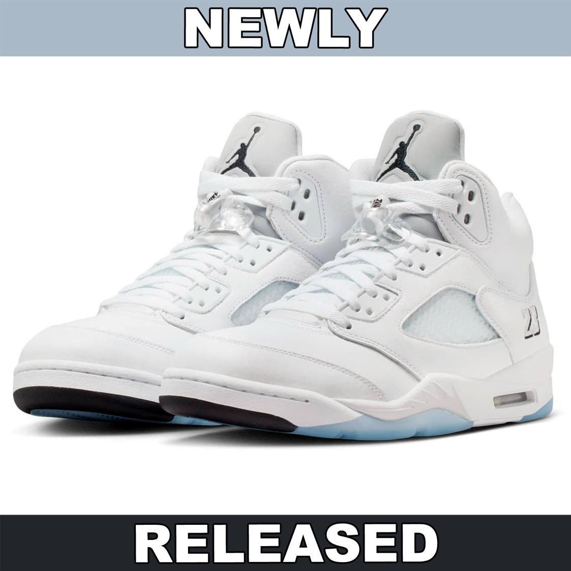 Air Jordan 5 Retro White Metallic HQ7978-103 Men's GS PS TD Sizes