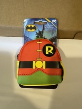 Loungefly DC Batman: Robin Mini Backpack Pet Treat Bag Dog Waste Bag access NWT