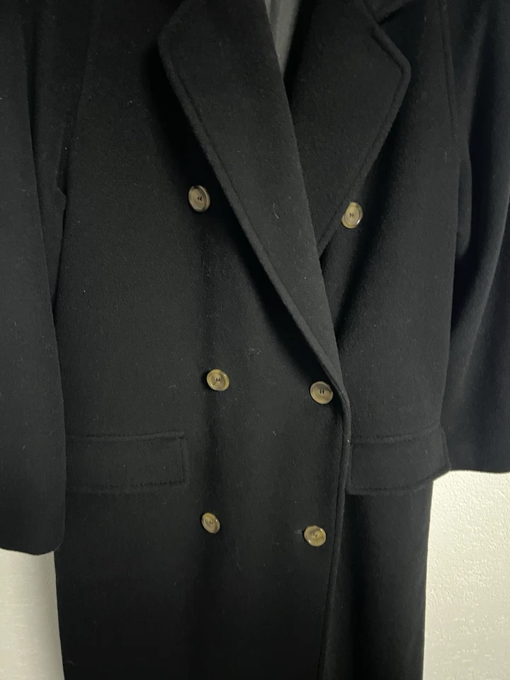 Damen Mantel Gr 44 /L Langgröße 84  Schnurwolle - Bild 3 von 4