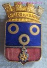 BG14329 - INSIGNE BADGE BLASON CHALON SUR SAÔNE