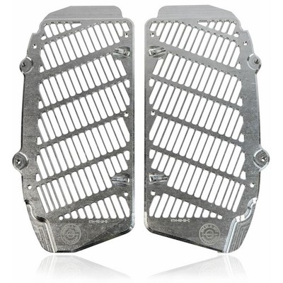 Bullet Proof Designs Radiator Guards - Silver KTM-RG-19-SIL