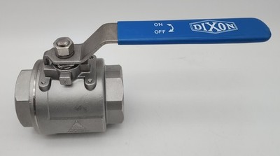 DIXON SSBV200 2'' STAINLESS STEEL Ball Valve, Full Port, 2'' *EXPEDITE AVAILABLE*