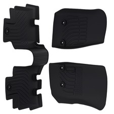 All-weather Floor Mats For Jeep Wrangler Unlimited 4-door 2014-2017 Black