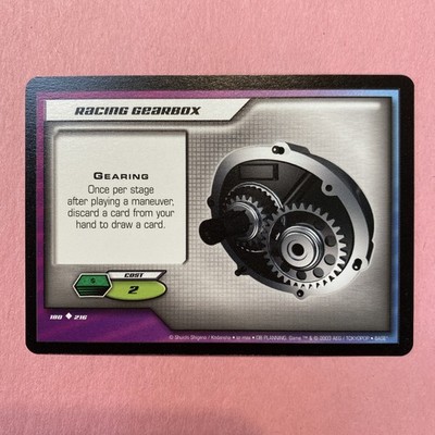 2003 AEG TokyoPop Initial D CCG 180/216 Racing Gearbox Base Set