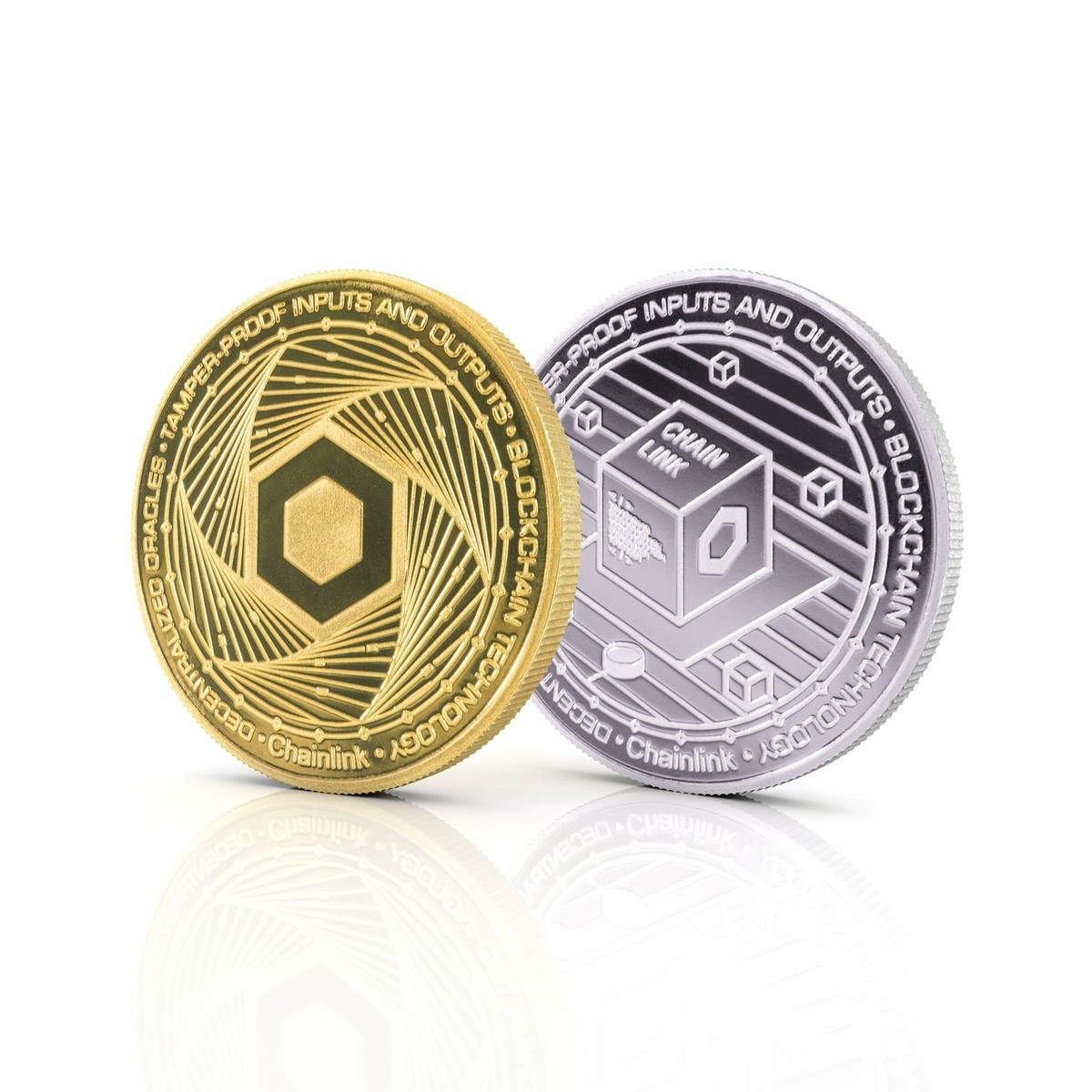 Cryptochips | Chainlink (LINK) Physical Crypto Coin | Collectable  Cryptocurrency
