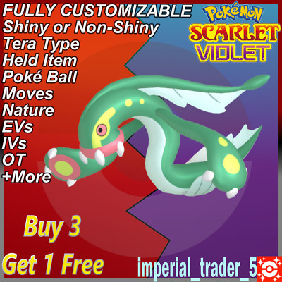 Pokémon Scarlet and Violet   Shiny Eelektross   W/ Best 6IV Customizable