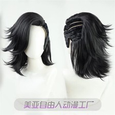 Tokyo Revengers Kokonoi Hajime Cartoon Cosplay Short Wig Heat Resistant Wigs