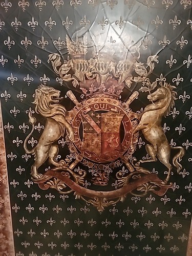 72" Majestic Art Panel MEDIEVAL CREST Coat of Arms Crown Lion Horse Fleur-de-lis - Picture 10 of 10