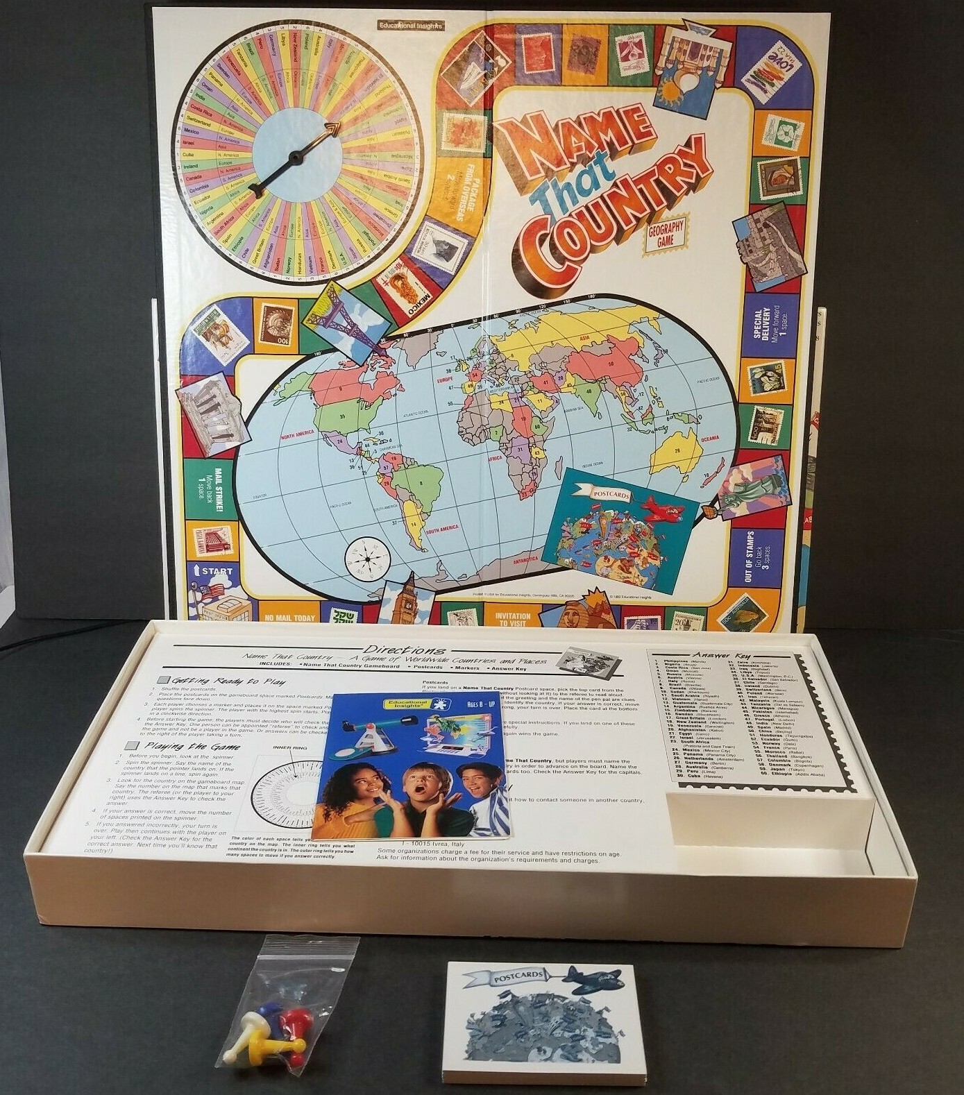 Educational Insights&nbsp;name That Country Pen Pal Complete Set