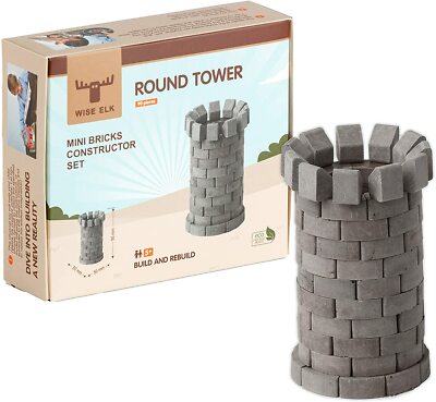Wise Elk 70705 - Round Tower - Mini Bricks Constructor Set