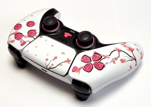Custom PS5 Dualsense Controller - Sakura Cherry Blossom *NEW* - Picture 4 of 4