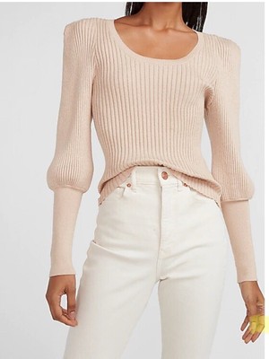 express metallic sweater
