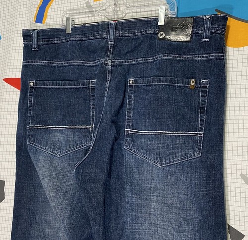 Jeans Southpole Vintage Sueltos 47x31 Denim Pierna Ancha Y2K Patinador Grunge Gótico Cyber - Imagen 2 de 15