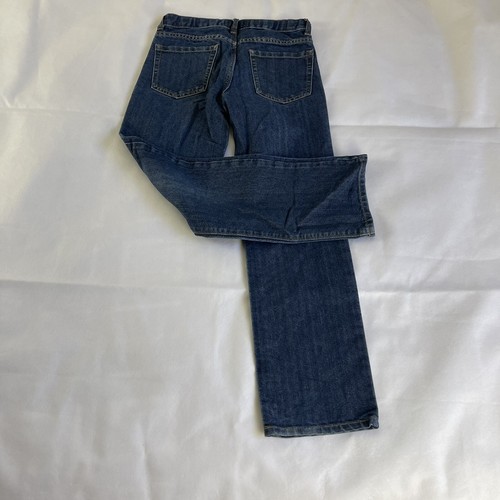 Old Navy Straight Boys Youth, Blue Jean Pants. Size:12 Regular,Adjustable Waist - Picture 7 of 8