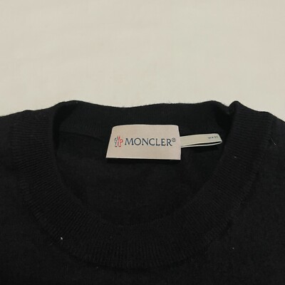 専用 MONCLER モンクレール MAGLIA TRICOT Moncler Maglia Tricot Girocollo Womens Knit Cotton Blend