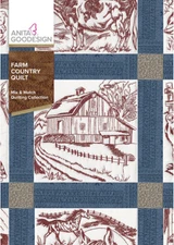 Anita Goodesign Farm Country Quilt Embroidery Machine Design CD NEW