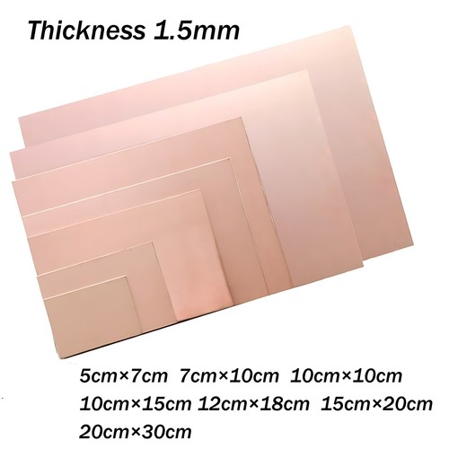 Copper Clad PCB Circuit Board FR4 Fibre Glass Single Double Sided 1.5 mm Thick - Picture 2 of 23