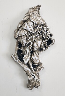 Dryad Fairy Nymph Druid Pixie Nature Tree Woman Wall Sculpture