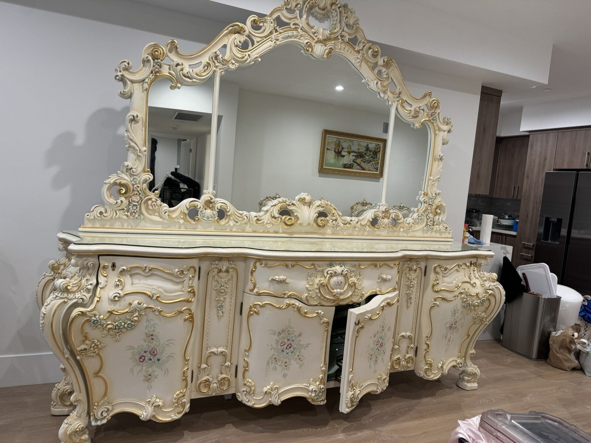 1990s Italian Silik Minerva Buffet & Mirror Italy | eBay