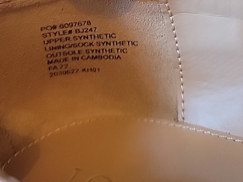 Mocasines sin cordones J.Crew Camel marrón cuero mocasines damas planos 8 zapatos - Imagen 8 de 10