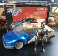 Vintage 1988 Orion 10" Robocop Police Car W/Box 100 Complete Rare Nice