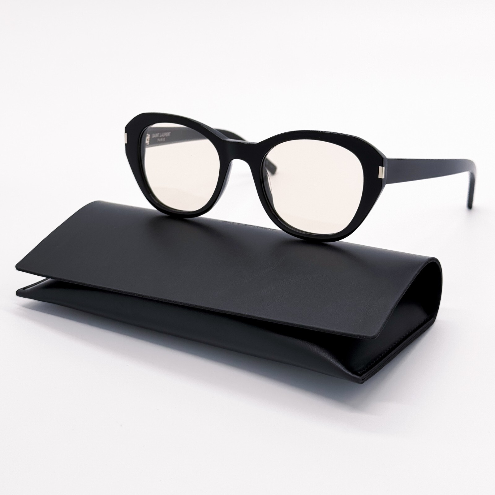 NUOVI OCCHIALI DA SOLE UNISEX SAINT LAURENT SL 604 001 NERO GIALLO SAINT LAURENT SL604