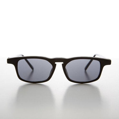 Rettangolare Acetato Unisex Vintage Occhiali da Sole Nero/Grigio Lenti -  Wallis | eBay