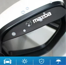 2PC Rear View Mirror Rain Board Eyebrow Sun Visor for Mazda Car Accessories