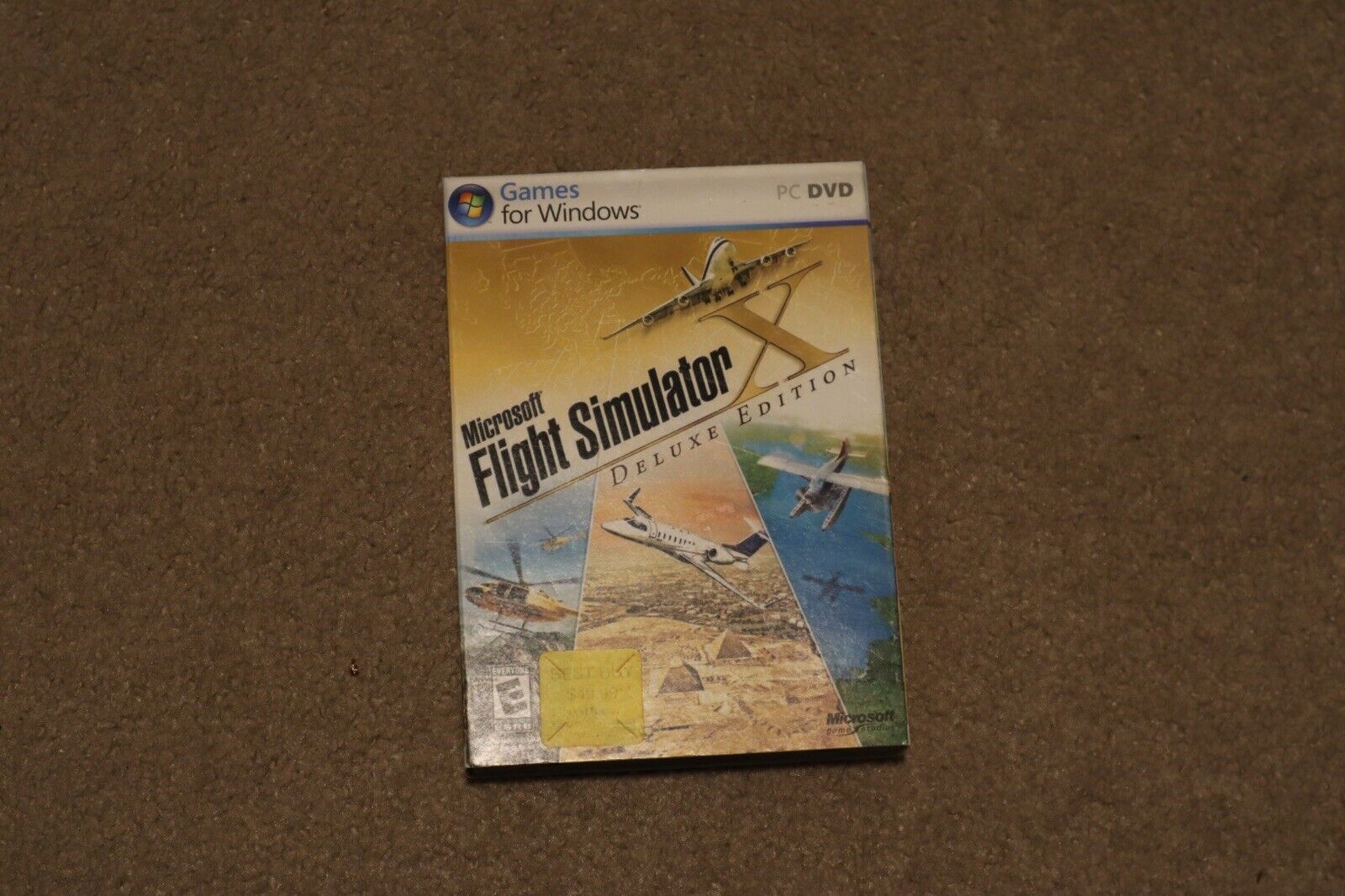 2006 MICROSOFT FLIGHT SIMULATOR X GAMES FOR WINDOWS PC DVD-REALISTIC  FLYING-CIB