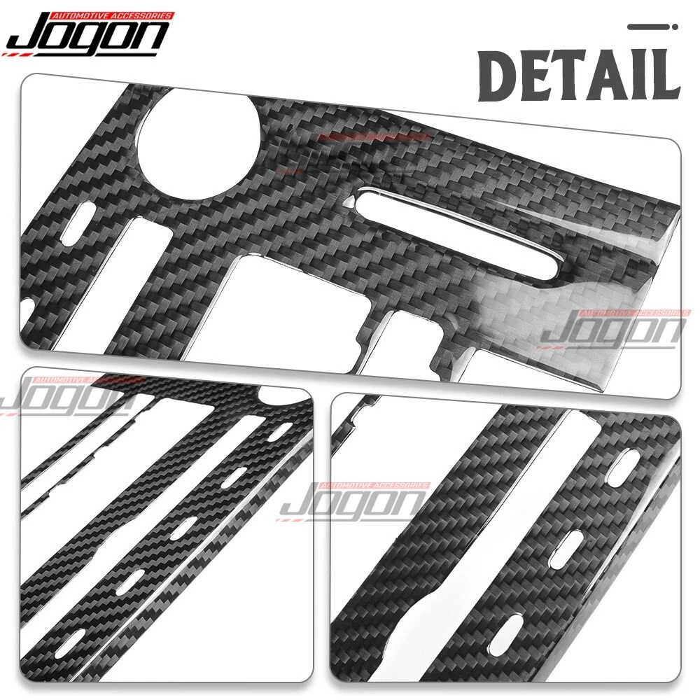 For Lexus IS300  IS350 IS500 ISF 2021+ Real Carbon Console A/C Media Radio Panel - Picture 3 of 12