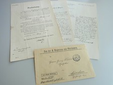 Documents 1912: Concession Stiglmaier-APOTHEKE in Munich, Schlei&szlig;heimer Str. 2