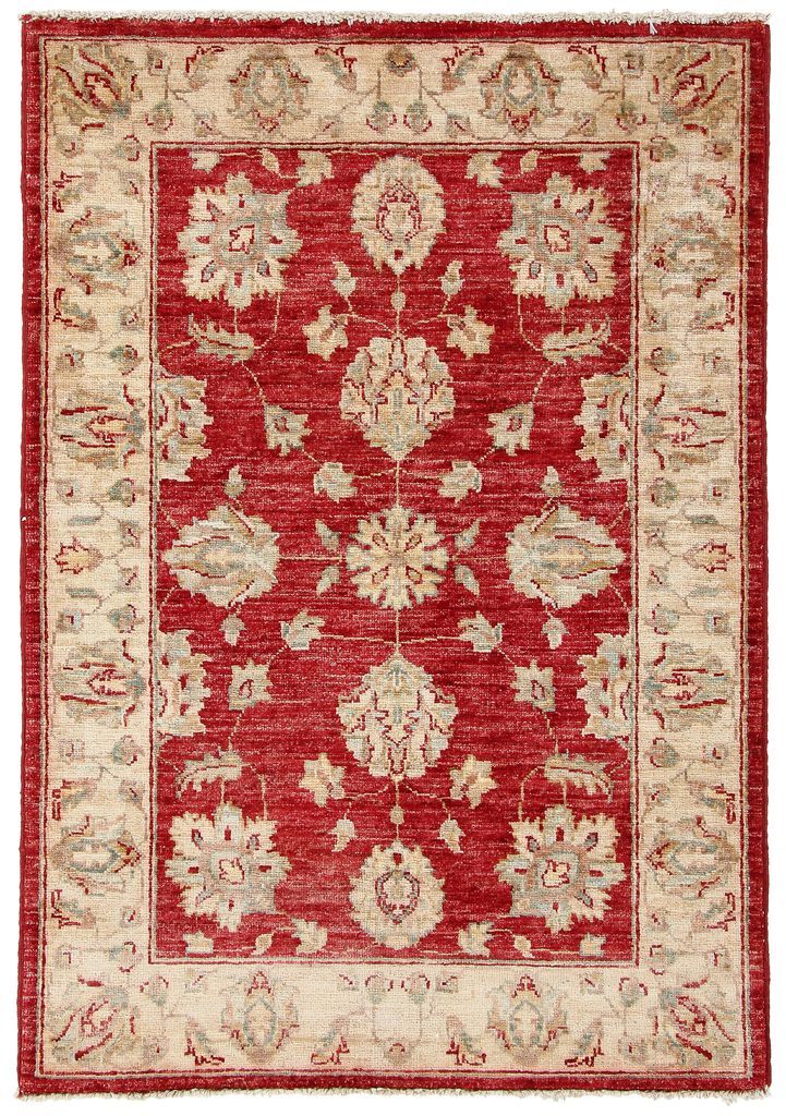 Carpetfine Cm Main La A Noue Rot 82x121 Ziegler Tapis