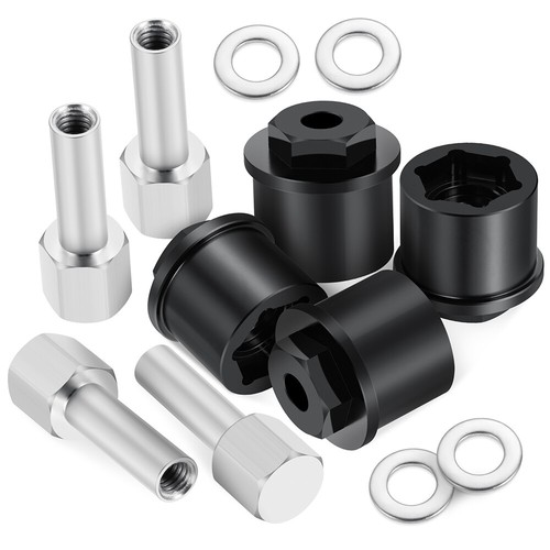 Aluminum Widened Front Wheel Coupling Adapter 15mm For 1/10 Tamiya Clod Buster - Picture 3 of 6