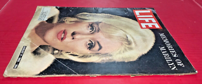 Vintage LIFE Magazine Memories of Marilyn August 17, 1962 - AS IS