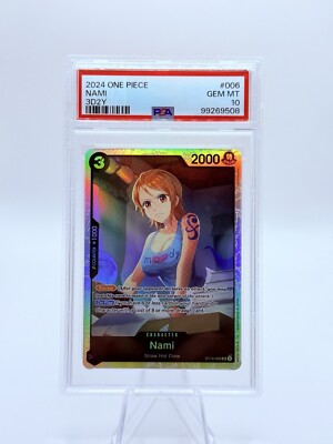 2024 One Piece Nami 3D2Y PSA 10