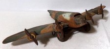 Marx Tin Litho Wind-up Military WWII Bomber Airplane Toy