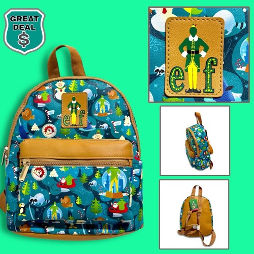 Bioworld Mini Backpack Buddy the Elf & Friends. NEW! NWT!