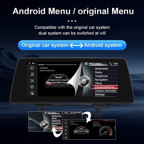 10.25" Android 14 For BMW F30 F31 F34 F32 F33 F36 Car Stereo USB 4+32GB GPS Navi - Picture 6 of 14