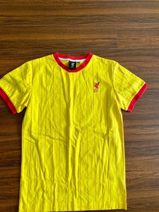 liverpool retro yellow shirt