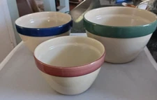 Over and Back, Inc. Indoor Outfitters Set of Three Nesting Bowls Made in Portuga