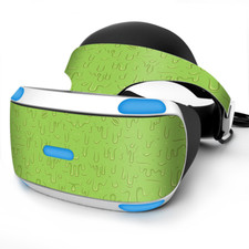 Skin Wrap for Sony Playstation PSVR Headset Dripping Cartoon Slime Green