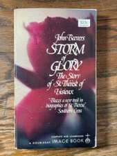 STORM OF GLORY, ST THERESE OF LISIEUX, BEEVERS, NEW 1974 DOUBLDAY IMAGE BOOK PPD